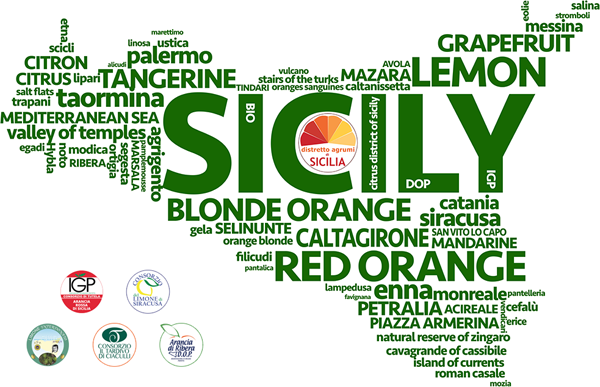 Citrus fruits and Sicilian territories